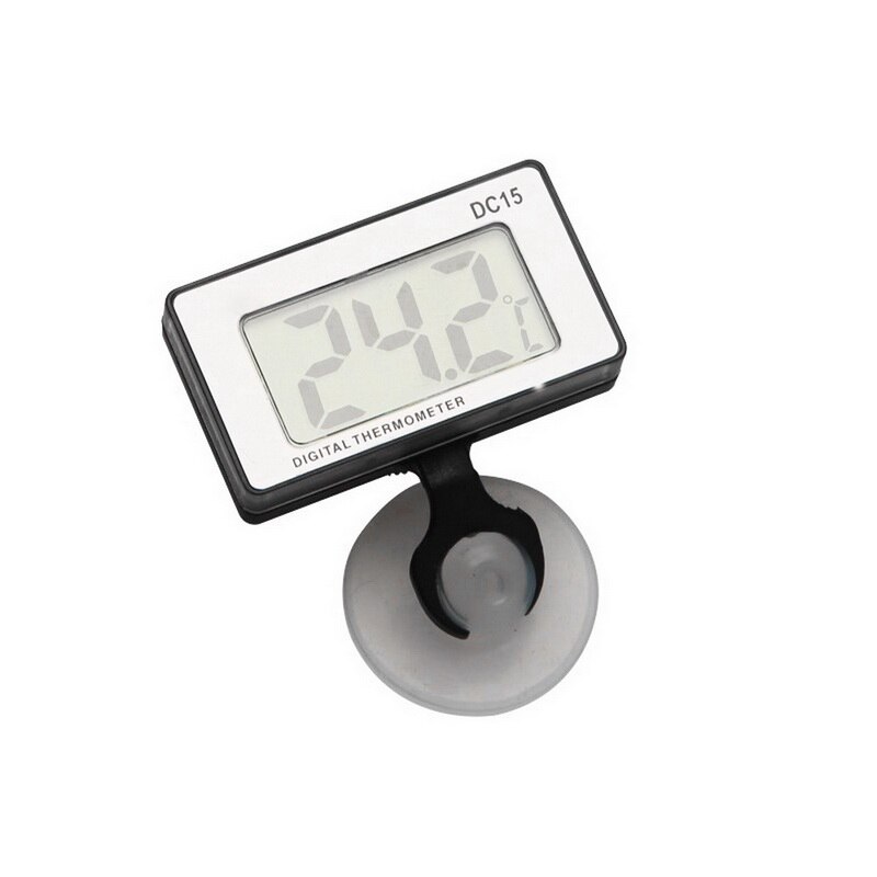 Digital Thermometer Aquarium Fish Tank Terrarium Temperature Gauge Monitor with Suction Cup: DC15