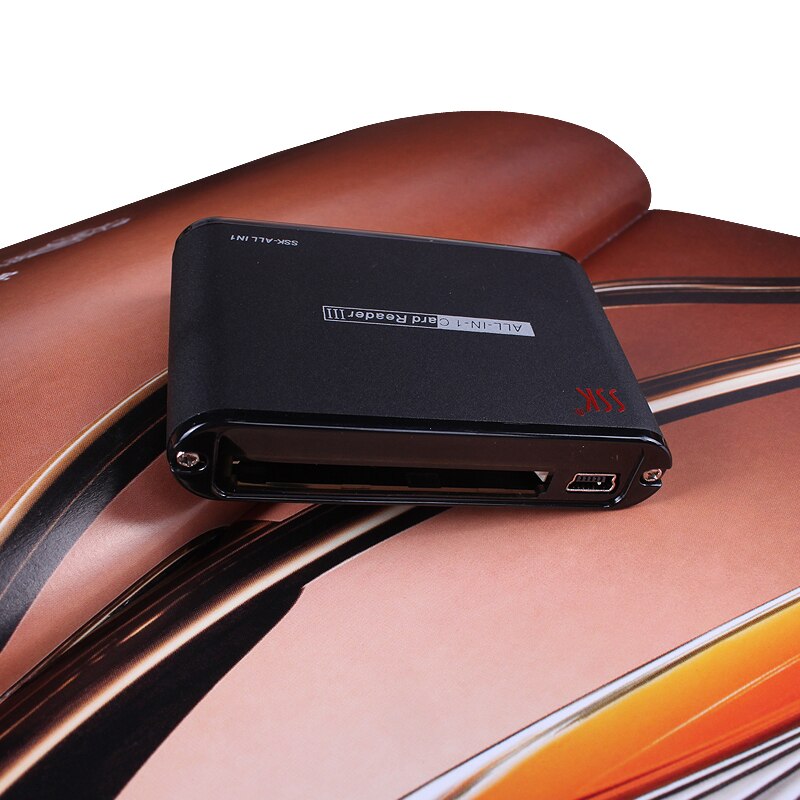 SSK Aluminum USB2.0 Card Reader All in One USB Memory Card Reader Reader High-Speed Adapter for PC Laptop Computer Tabler PC