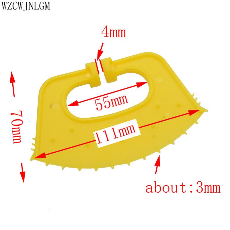 2 pieces of farm animal equipment fan-shaped durable plastic calf weaner weaner anti-sucking milking stop kit: Default Title