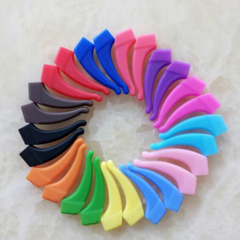 Gancho antideslizante para las gafas, accesorios para las gafas, agarre de silicona, soporte para puntas de las patillas
