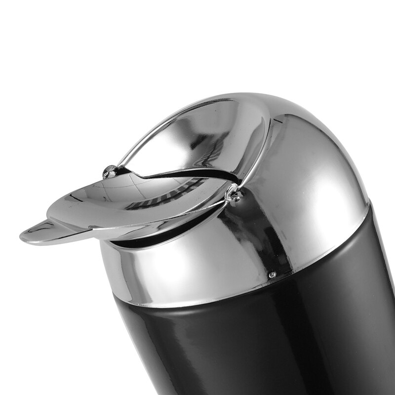 Adjustable Floor Standing Ashtray with Lid for Home Office Stainless Steel Weatherproof Anti-rust Ashtray Smoking Accessories