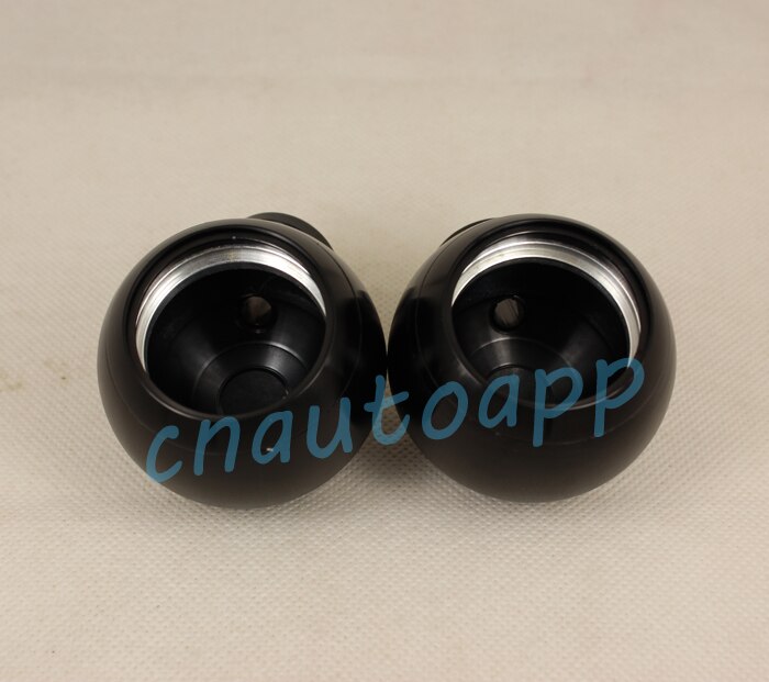 Car Tweeter Aluminium Base Speaker Boxes - Black ( One Pair )