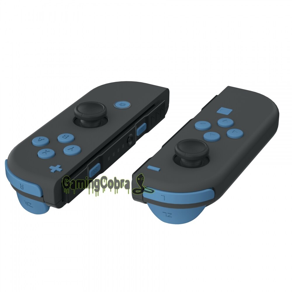 Aviazione Blu Soft Touch Set Completo Bottoni ABXY Tasti di Direzione SR SL L R ZR ZL Trigger Kit di Ricambio per NS Interruttore Joy-Con