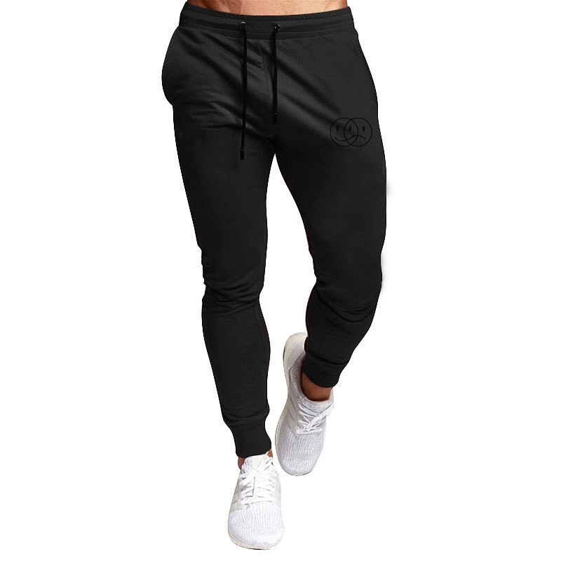 Spring Autumn smile printing Gyms Men Joggers Sweatpants Men's Joggers Trousers Sporting Clothing The: XXL / 4