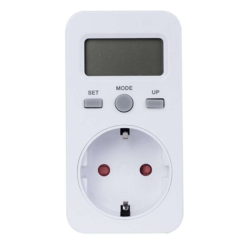 EU Plug Digital Energy Meter Wattmeter DC Wattmeter Watt Monitor Electricity Consumption Energy Analyzer Measurement