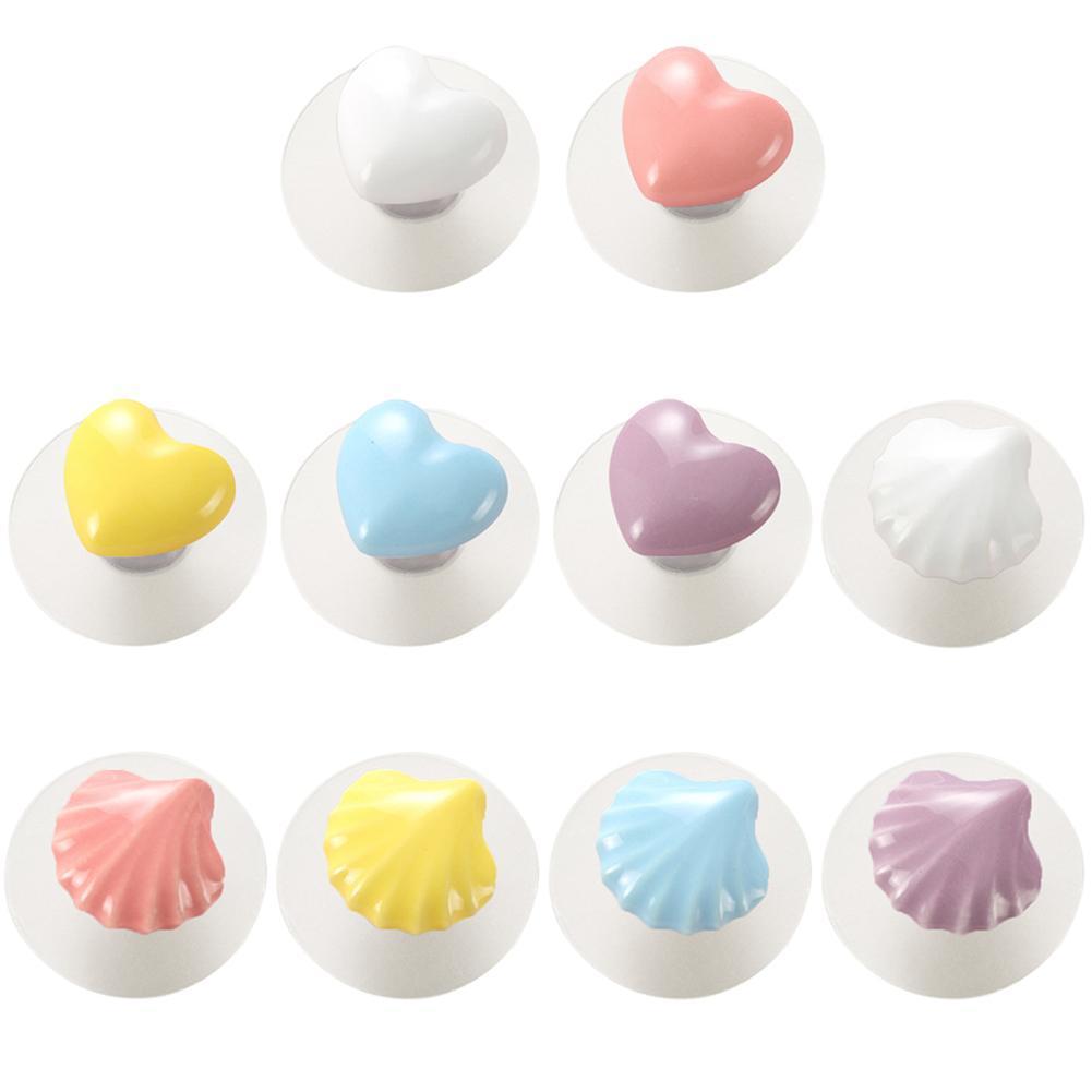 Schattige meubeldeurgreep schuifraam kunststof kast keukenknoppen handgrepen ponsvrije lade zelfklevende hardware hand  c2 o 3