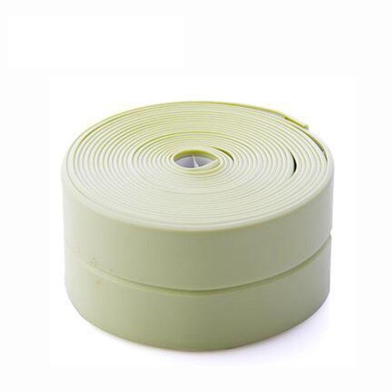 Wasserdicht 3,4 mx38mm 22mm Fenster Schlecht Band Dicht Streifen Pvc Küche Zauberstab Aufkleber Naht Wc Ecke Dichtung Streifen Schlecht hause: Grün / 3.2x2.2cm