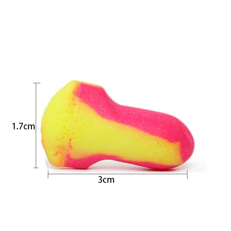 10 Pairs Soft Foam Gehoorbescherming Oordopjes Slapen Aid Ruisonderdrukking Travel Rest Noise Preventie Oordopjes Geluidsdichte