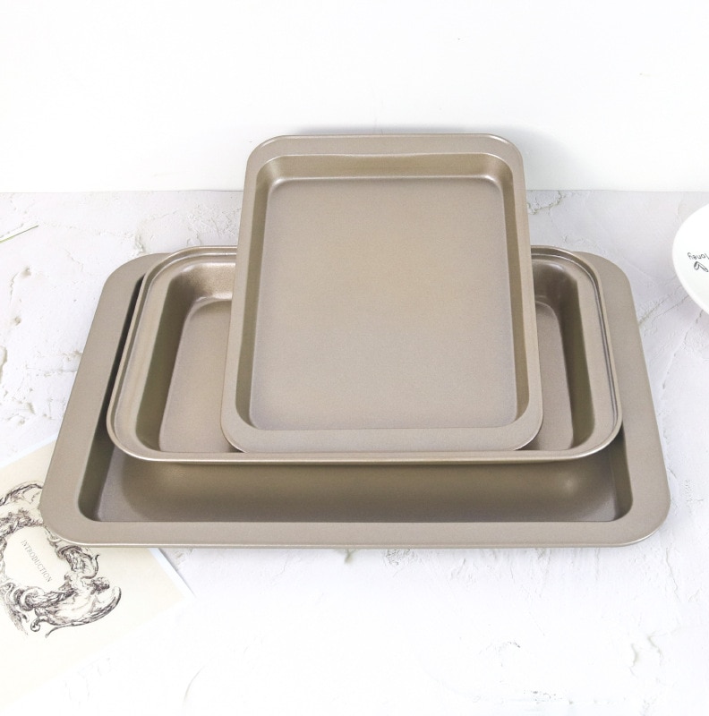 Rectangular Cookie Sheets bread cake baking pan oven baked tools