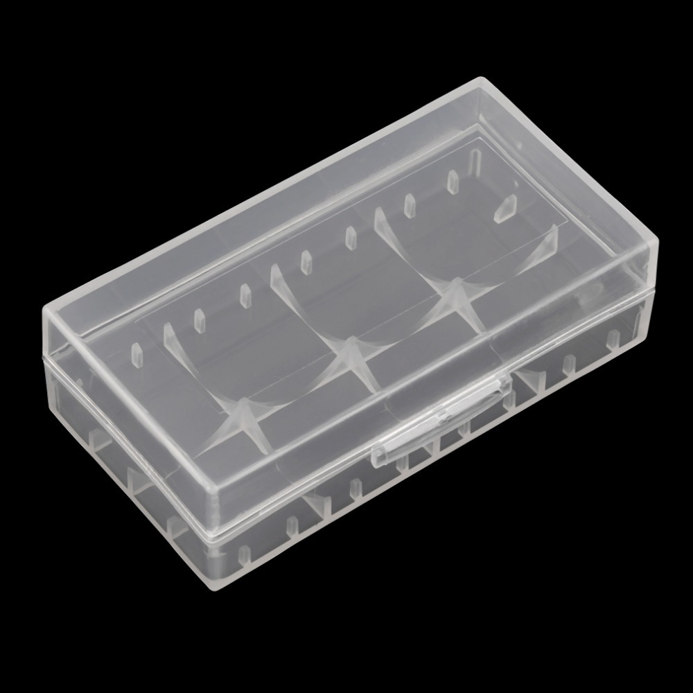 Funda para batería 18650, almacenamiento de batería de plástico duro de PVC, caja de soporte para batería 18650 16340, 2 uds., 18650/4 Uds., 16340 baterías