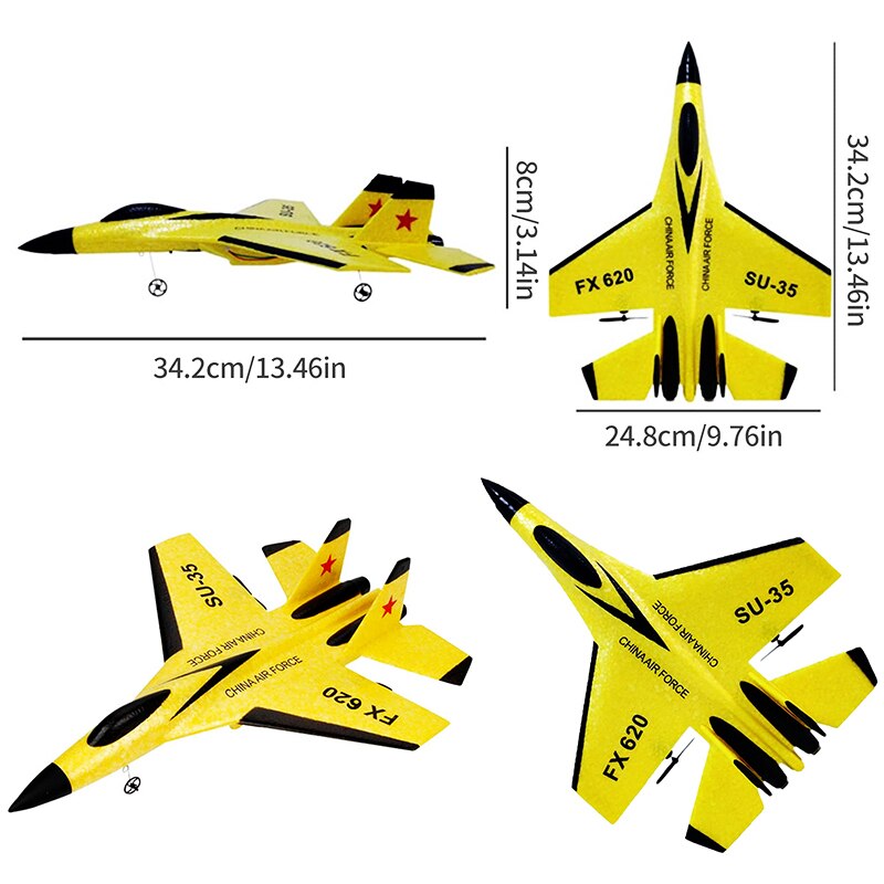 FX-620 SU-35 Rc Afstandsbediening Vliegtuig 2.4G Afstandsbediening Vechter Hobby Vliegtuig Zweefvliegtuig Vliegtuig Epp Schuim Speelgoed Rc Vliegtuig kids