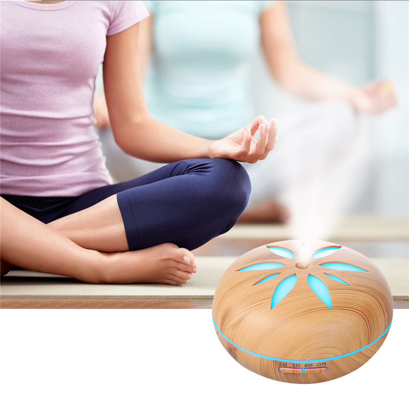 550ml Bluetooth-compatible Ultrasonic Air Humidifier Remote Control Aroma Diffuser Atomizing Air Moisturize Sprayer with Timing