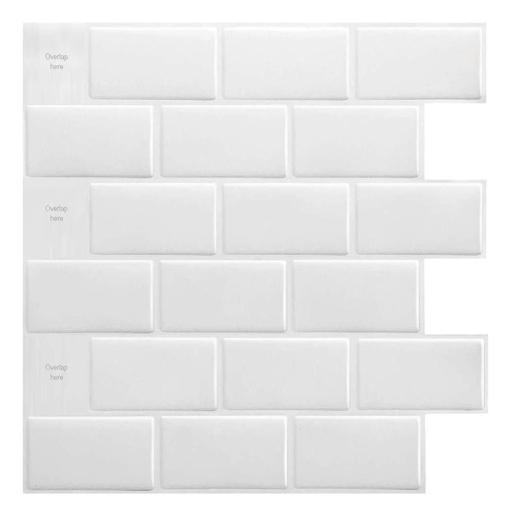 Ściana kafelkowa naklejka 3D cegła plastikowa tapeta samoprzylepna DIY Dom ścienna dekoracyjna naklejka salon DIY tło: As Shown2