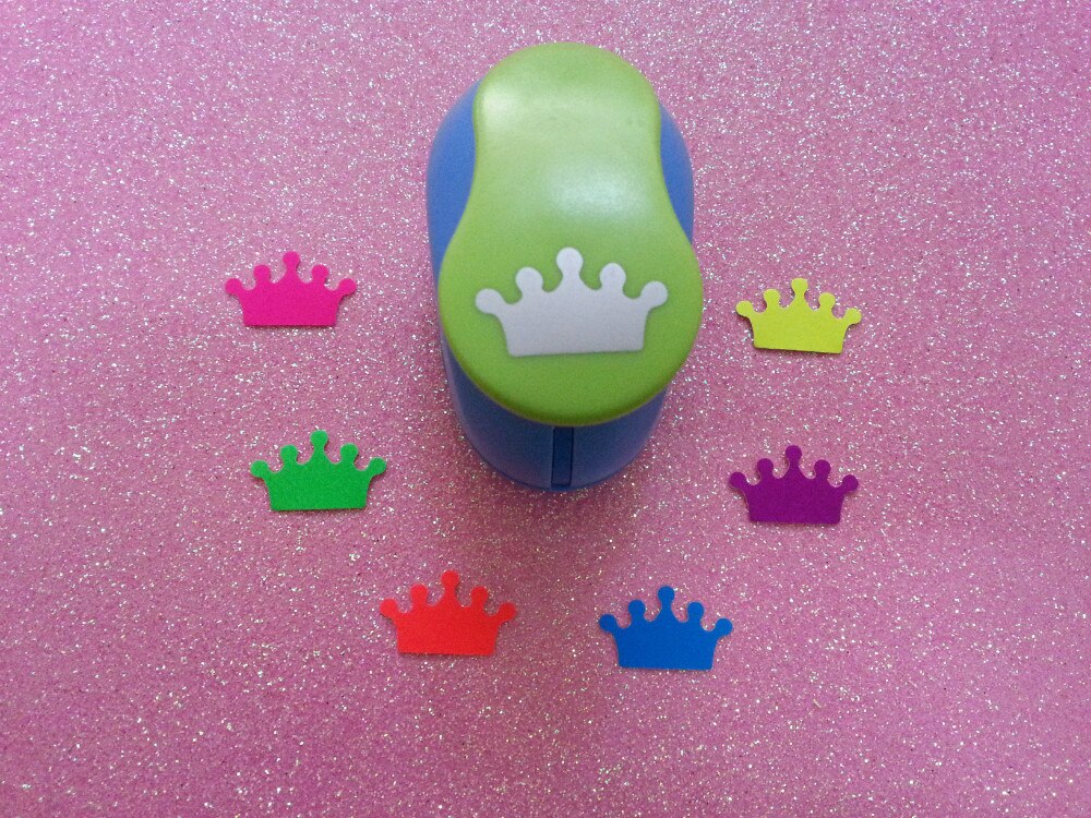 Gratis 1 inch kroon papier ambachtelijke punch eva punch perfurador de papel plakboek stoten van crown punch ambachten plakboek