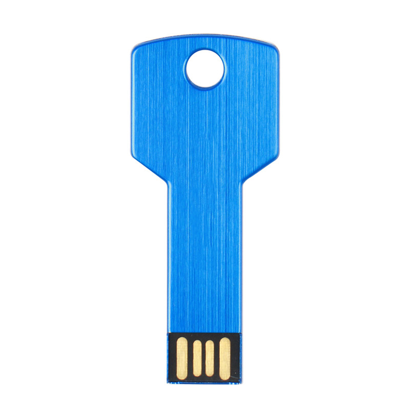 Chiavetta USB a forma di chiave in metallo ad alta capacità Chiavetta da 64 GB con penna nera Dispositivo di archiviazione con capacità reale Silver Stick Disco U ad alta velocità