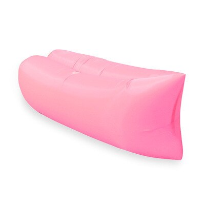 Inflatable Lounger Air Sofa Lazy Bag Ultralight Down Sleeping Bag Air Bed Hammock Inflatable Seat for Beach Camping Travel: pink