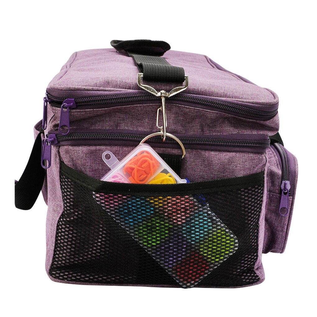 Oxford Cloth Side Pockets Backpack Bag with Handles main image 0