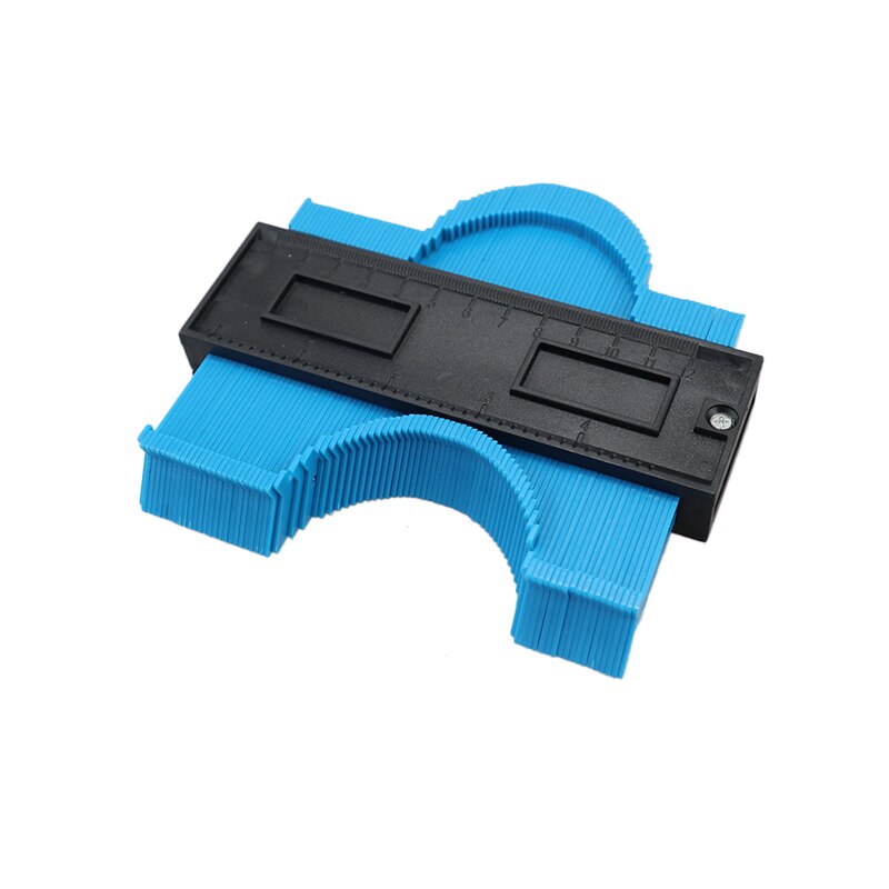 Outils de menuisier, jauge de Contour de forme, duplicateur, outil de mesure de profil, gabarit de copie de Contour: 5inch Blue