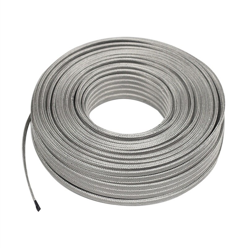 Shielded Ground Wire Selfp-regulating Cable Water Pipeline Heating Freeze Protection 11.6mm width