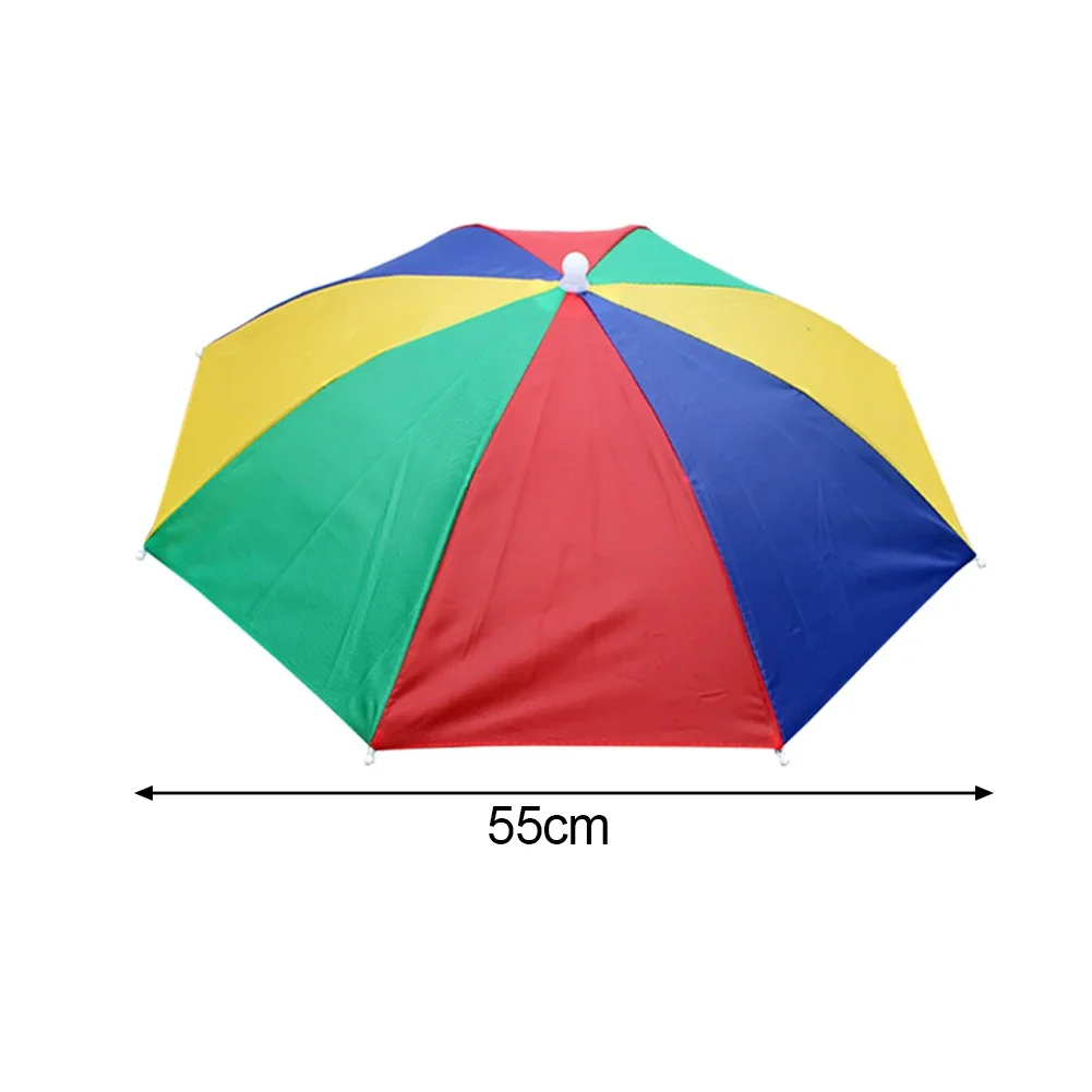 Tragbare Regen Regenschirm Hütte Faltbare Angeln Kopfbedeckung Kappe Ich bin Freien Sonnenschutz Wasserdichte Camping Strand Kopf Hüte