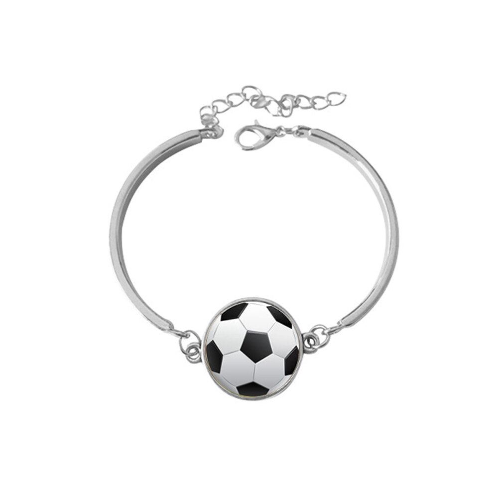 Voetbal armband Sieraden Voetbal zilveren armband voor Voetbal Player