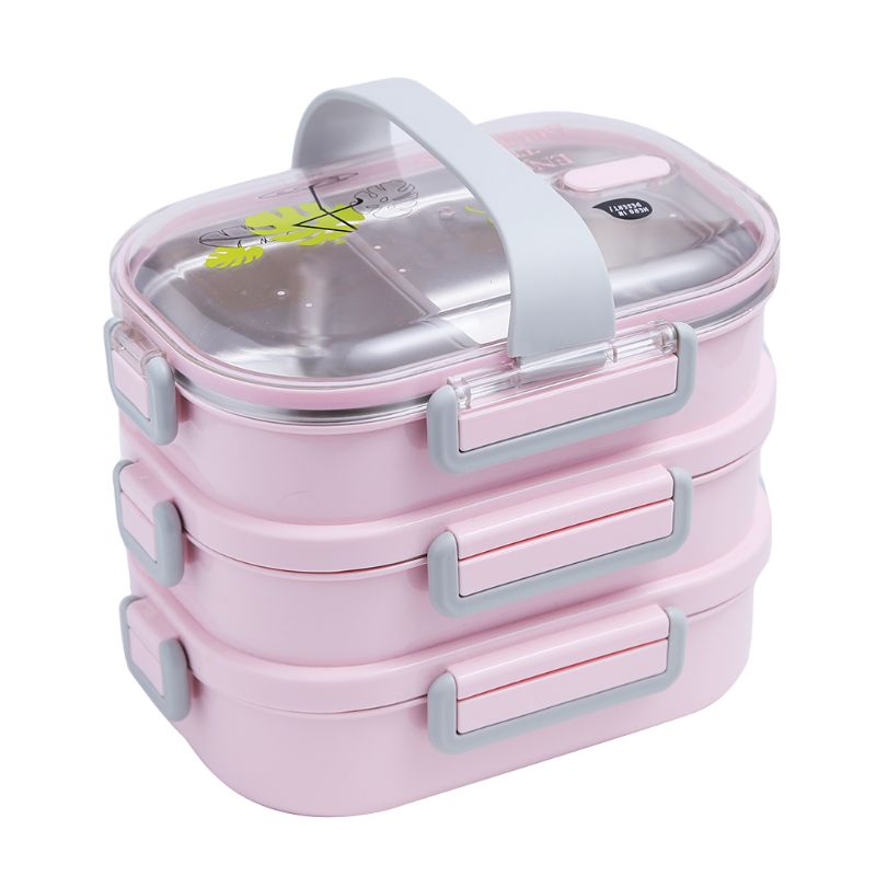 Lunch Box Stainless Steel Children's Lunch Box for School Picnic Camping