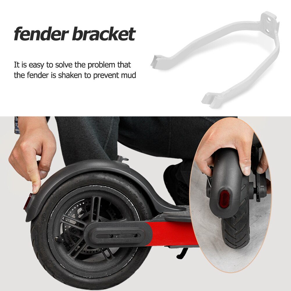 Guardabarros trasero para patinete eléctrico, juego completo de accesorios para Scooter Xiaomi M365, soporte de luz trasera