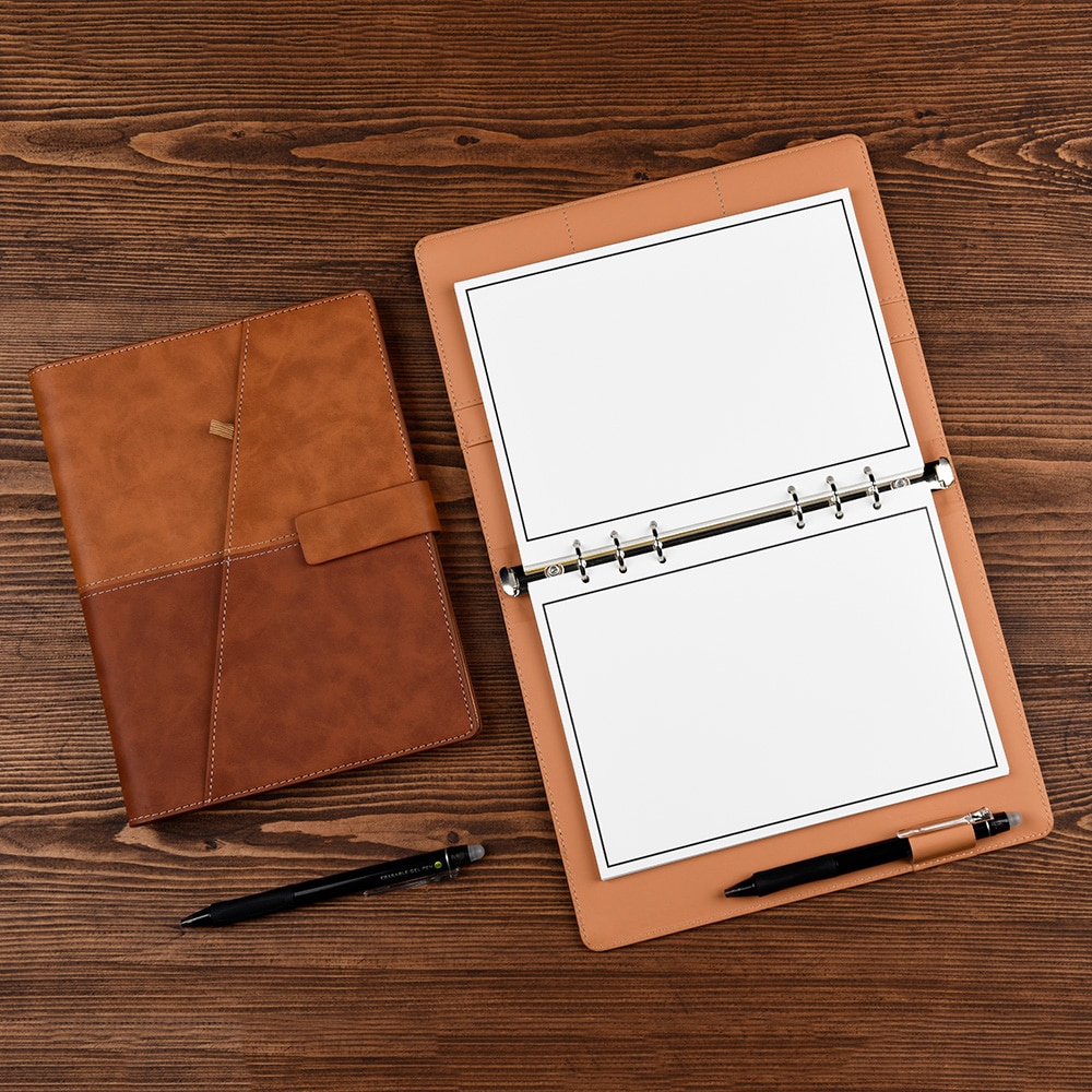 Elfinbook X, carnet de notes effaçable en cuir directe], carnet de notes, stockage Flash intelligent