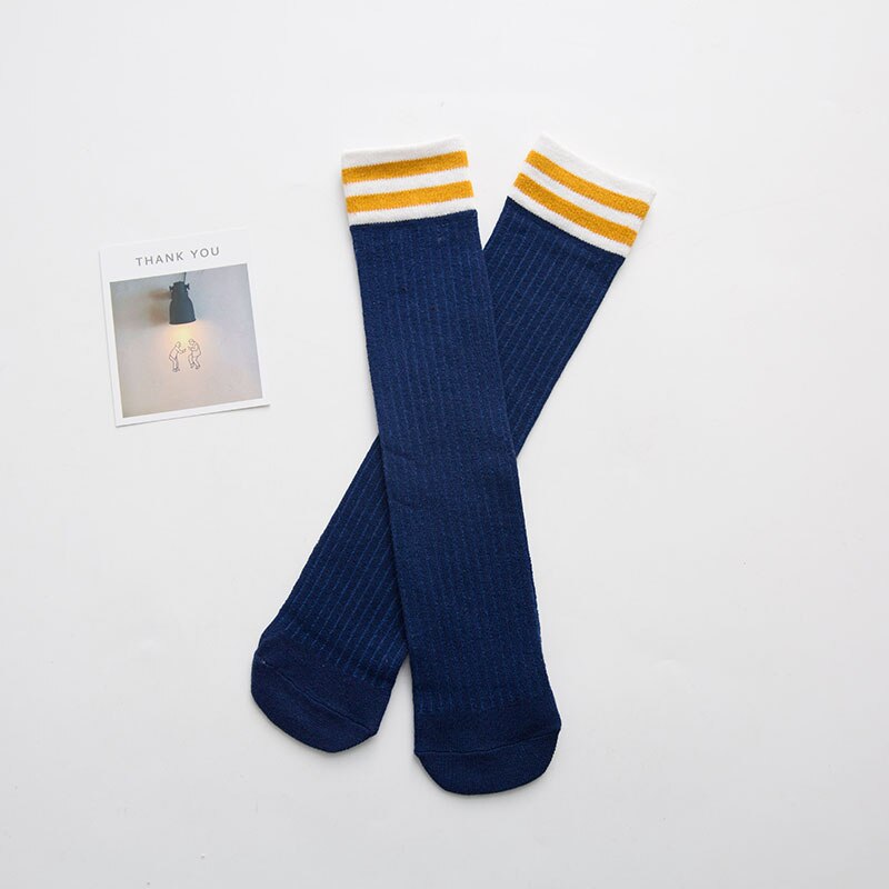 Schudden harajuku Leuke Japanse High School Meisjes Katoen lange sokken Losse Gestreepte Multi kleuren vrouwen Crew Sokken voor Herfst Winter: C2