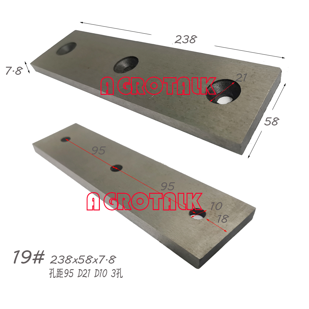 Wood chipper blade , please check the dimensions when start to make the order, have more choices: WHITE