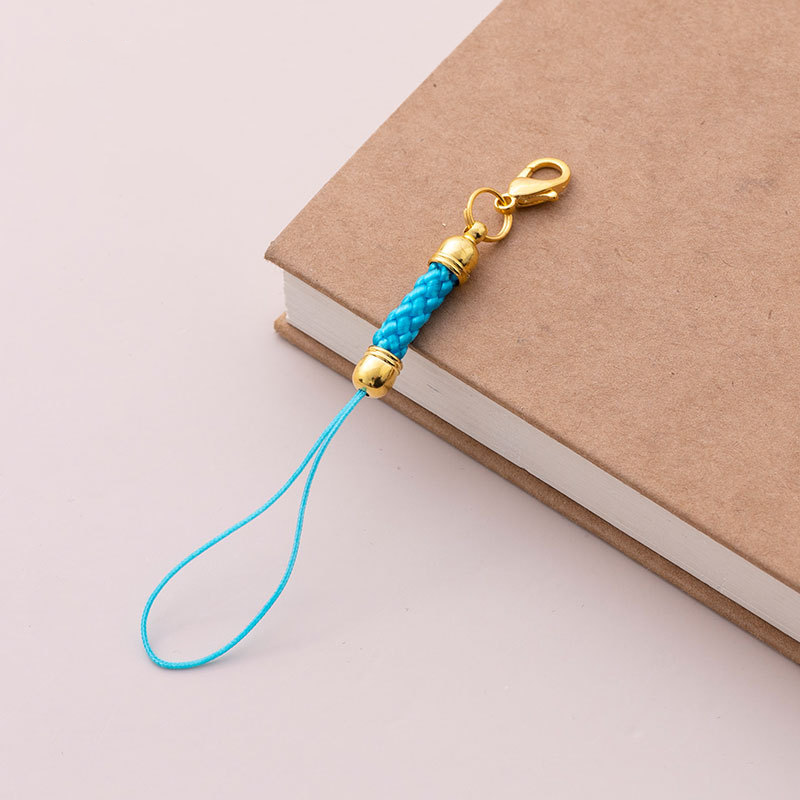 20 Stück Schlüssel bunds eil mit Bieger ing Schlüsselband Lariat Riemen Schnur für sterben Herstellung von DIY Schlüssel Ring Anhänger Zubehör: Braun