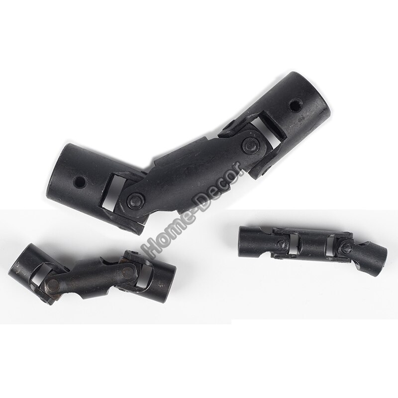 1pcs Three Section Metal Universal Joint Boat Metal Cardan Joint Gimbal Couplings Universal Joint Connector Black Plating