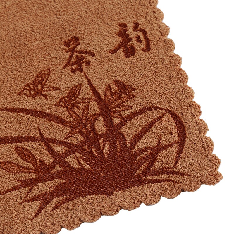 Kinesisk viskestykker miljøvenlig udskrivning te værktøj vandabsorption fiber te klud stærk vandabsorption specielt håndklæde