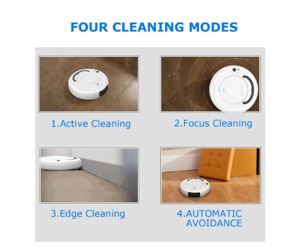3-In-1 Multifunctionele Auto Smart Robot Floor Cleaner Oplaadbare Droog Nat Mop Vegen Stofzuiger Sterke Zuigkracht huis Schoon