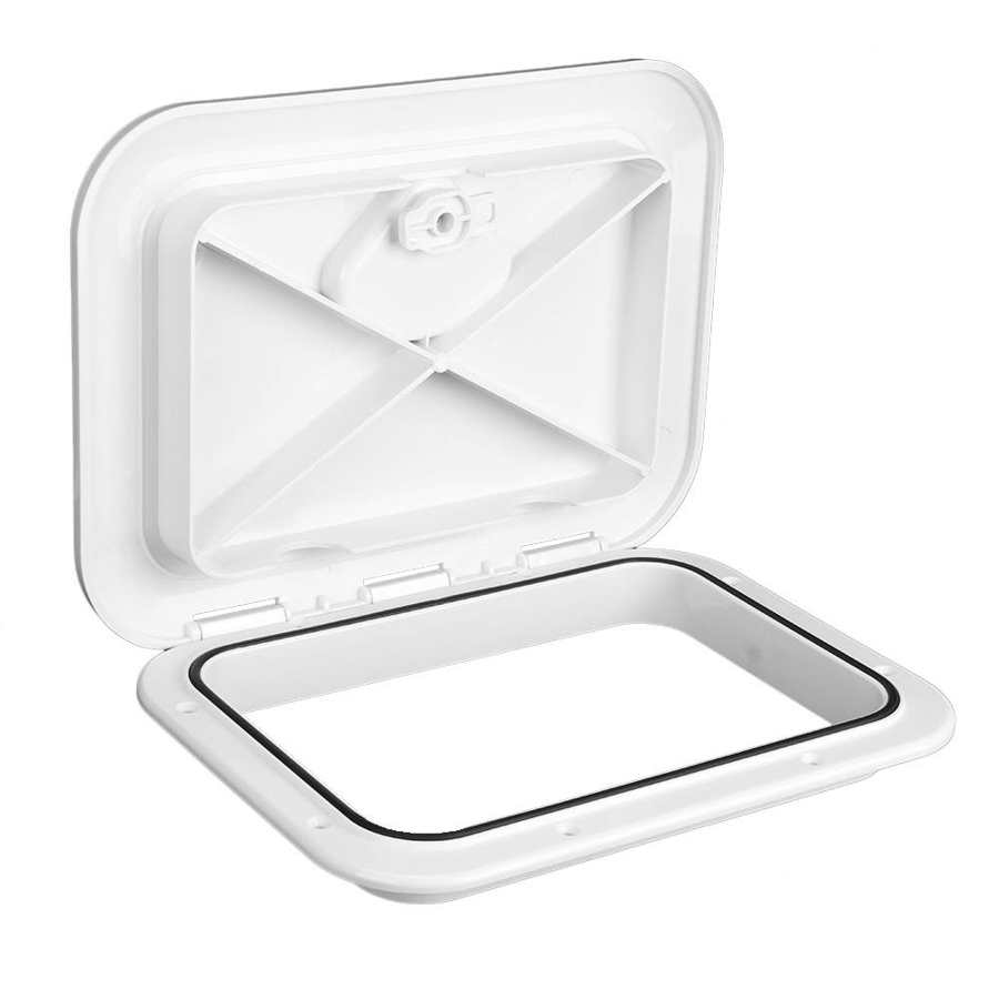 Marine Deck Access Cover Single Handle Square Hatch Cover UV Resistance Lid 270mmx375mm boat accessories