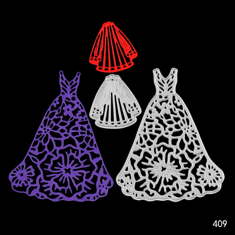 DIY Romantic Wedding Decoration cutting dies stencils embossing card for scrapbooking card album decorative metal crafts.: Dies-409