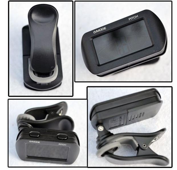 Electric Acoustic Guitar Tuner Digital LCD Clip-On Chromatic Guitar Bass Ukulele Violin Tuner - Fast Tuning