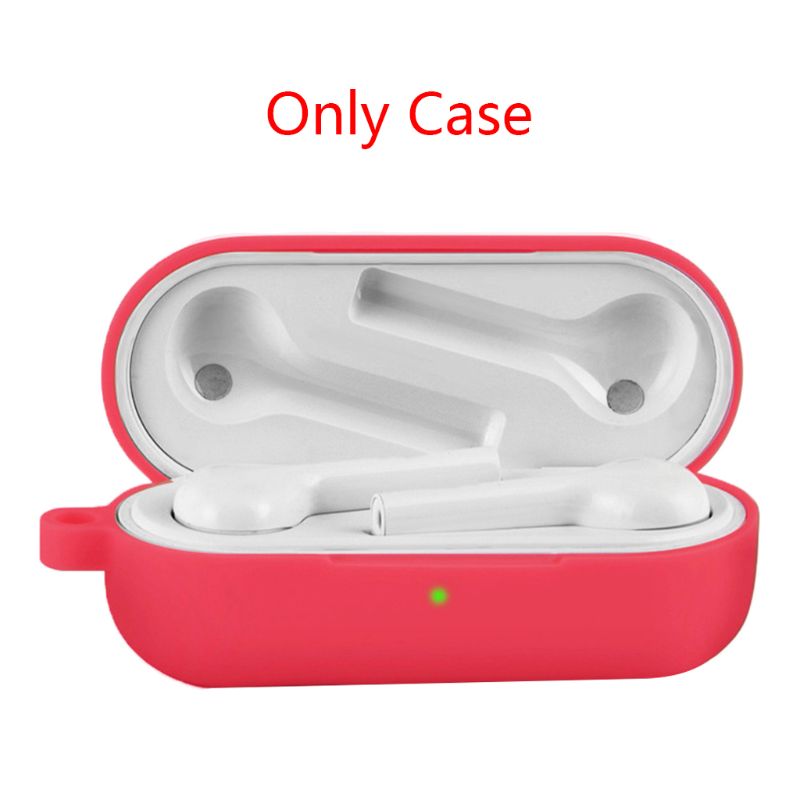 Dustproof Protective Case Shell Soft Silicone Earphone Cover for Honor Magic Earbuds Wireless Headphones Headset: Red