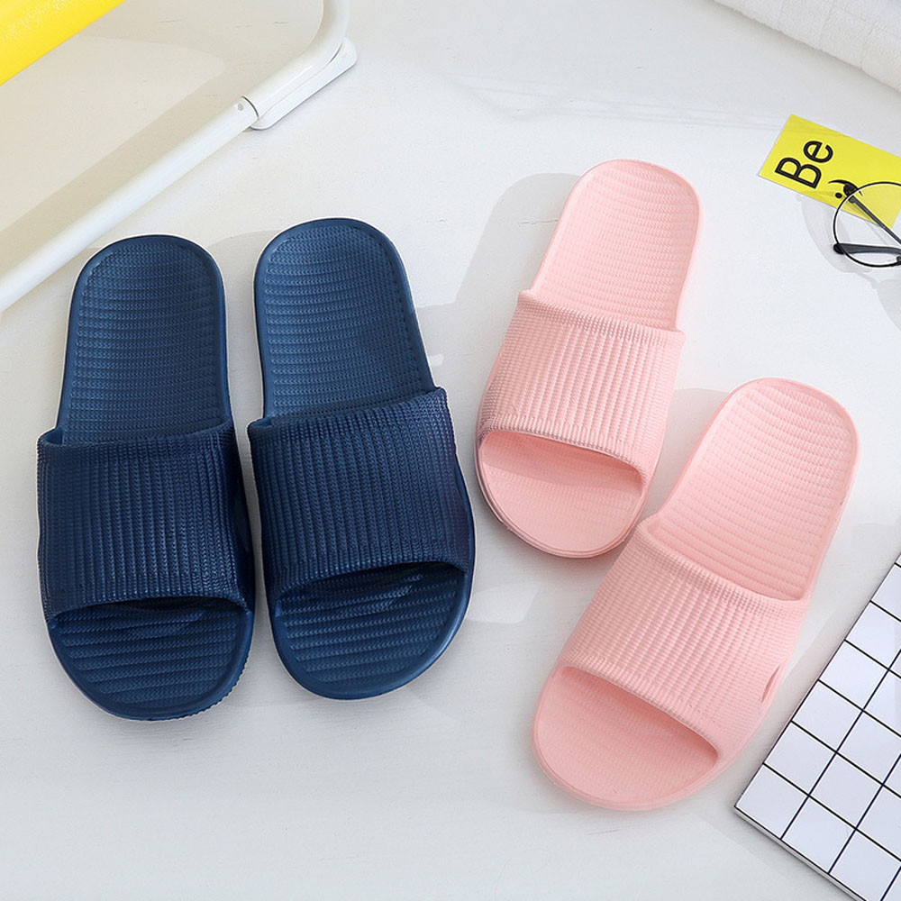 Hombre ducha en el cuarto de baño casa zapatillas de verano para hombres playa Casual zapatos de tacón plano de hombre de talla grande interior casa Baño zapatillas de tacón plano