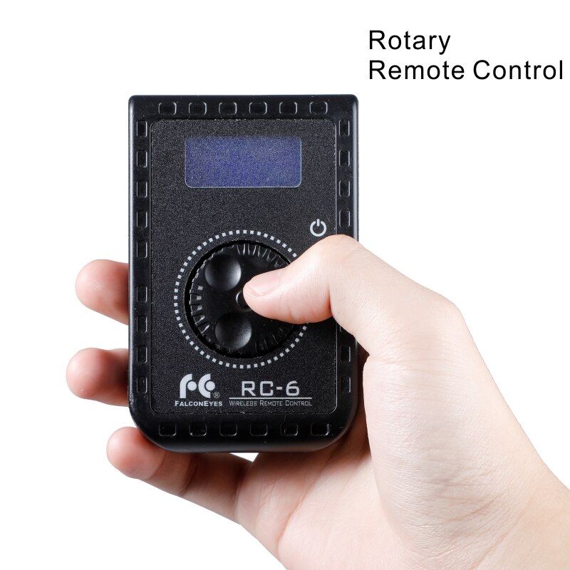 Falcon Eyes Remote Control RC-6 Rotary Control For Led Photo Camera Video RX-12TD RX-18TD & SO-28TD/48TD/68TD Soft Light