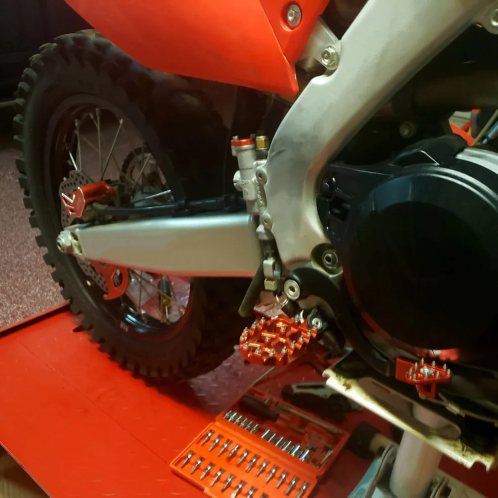 Para Honda CRF450R CRF450X CRF450L CRF450 CRF 450 R L X 450R 450X 450L accesorios de motocicleta reposapiés pedales