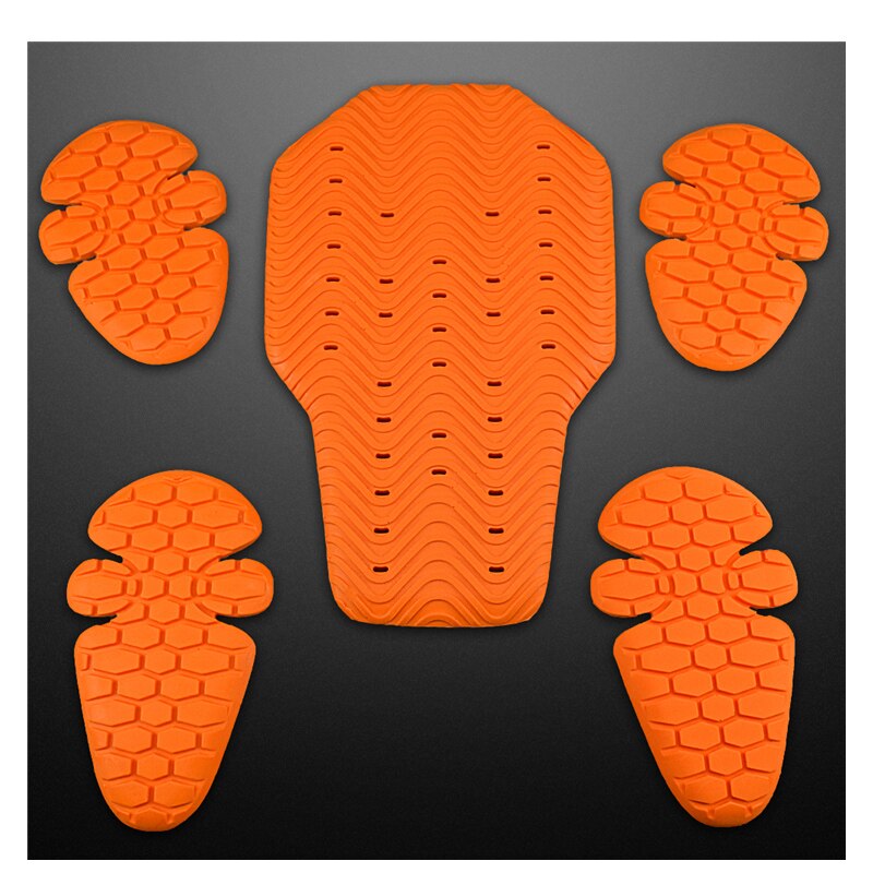 Universal Motorcycle DSO Racing Back Protector jacket insert Armor built-in protective Gear motocross equipment protector: 5pcs set D