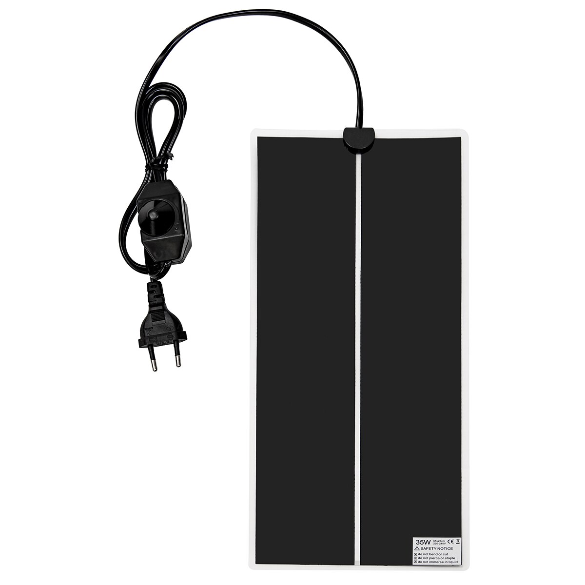 Alfombrilla de calor para terrario y Reptiles de 5-45W, almohadilla calefactora para mascotas, regulador ajustable de temperatura, suministros para Reptiles: 35W
