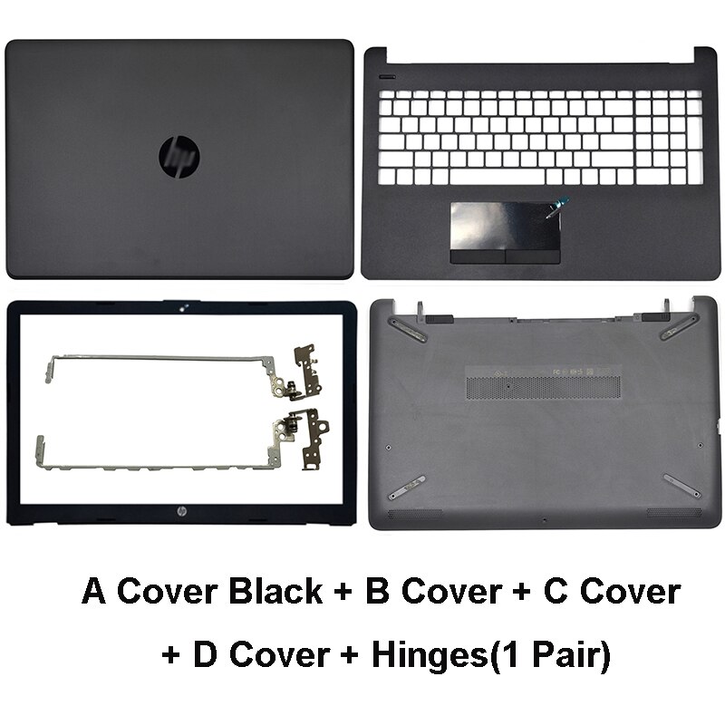 Nowy LCD do laptopa tylna pokrywa dla HP 15-BS 15T-BS 15-BW 15Z-BW 250 G6 255 G6 pokrywa przednia zawiasy wielkie litery podpórce pod nadgarstki dolna obudowa A B 924899-001