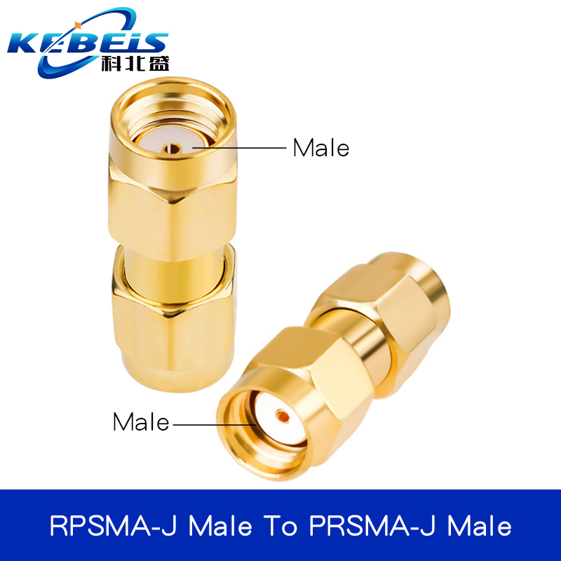 2 uds conector SMA adaptador SMA a SMA SMA a SMA/RPSMA enchufe macho y conector hembra conector adaptador coaxial RF recto deslizante ﻿: Castaño