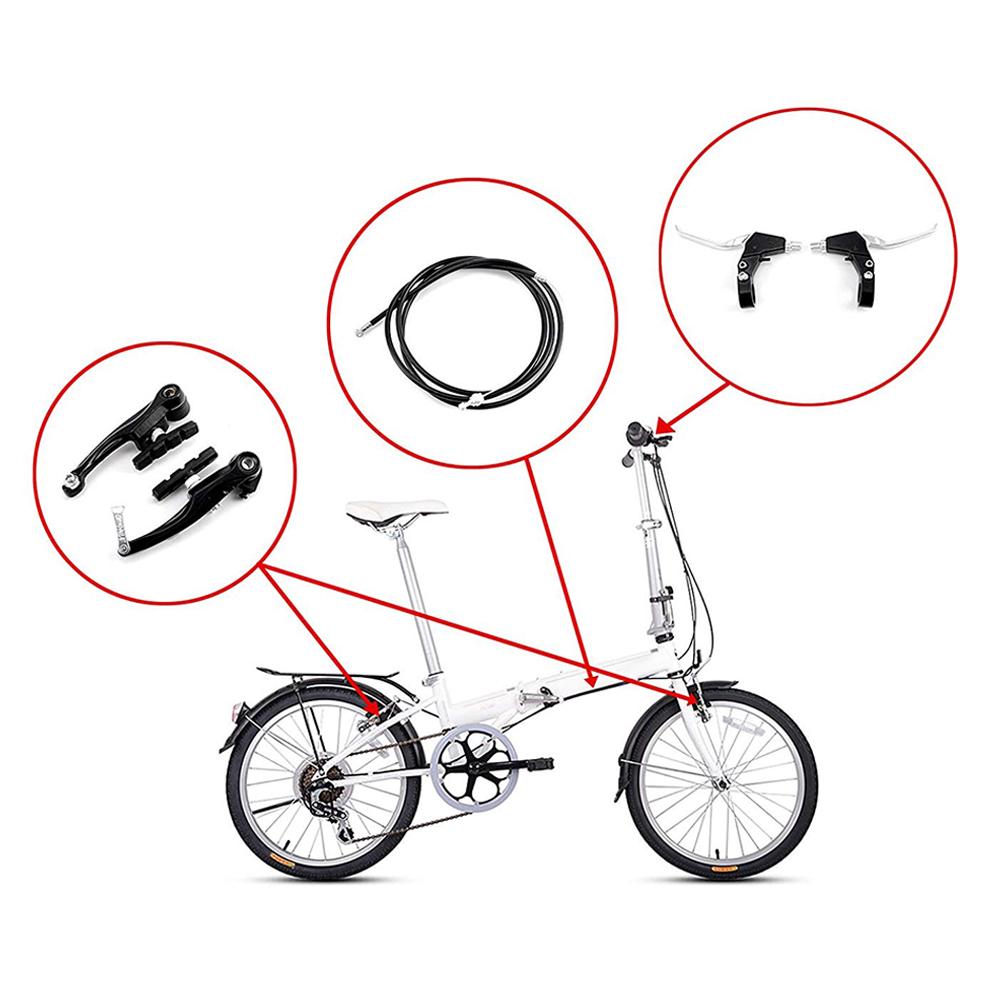 V Brake Set Stainless Steel MTB Mountain Bicycle Bike Aluminum Alloy V Brake Set Kit Bike Parts Bicycle Accessories magura