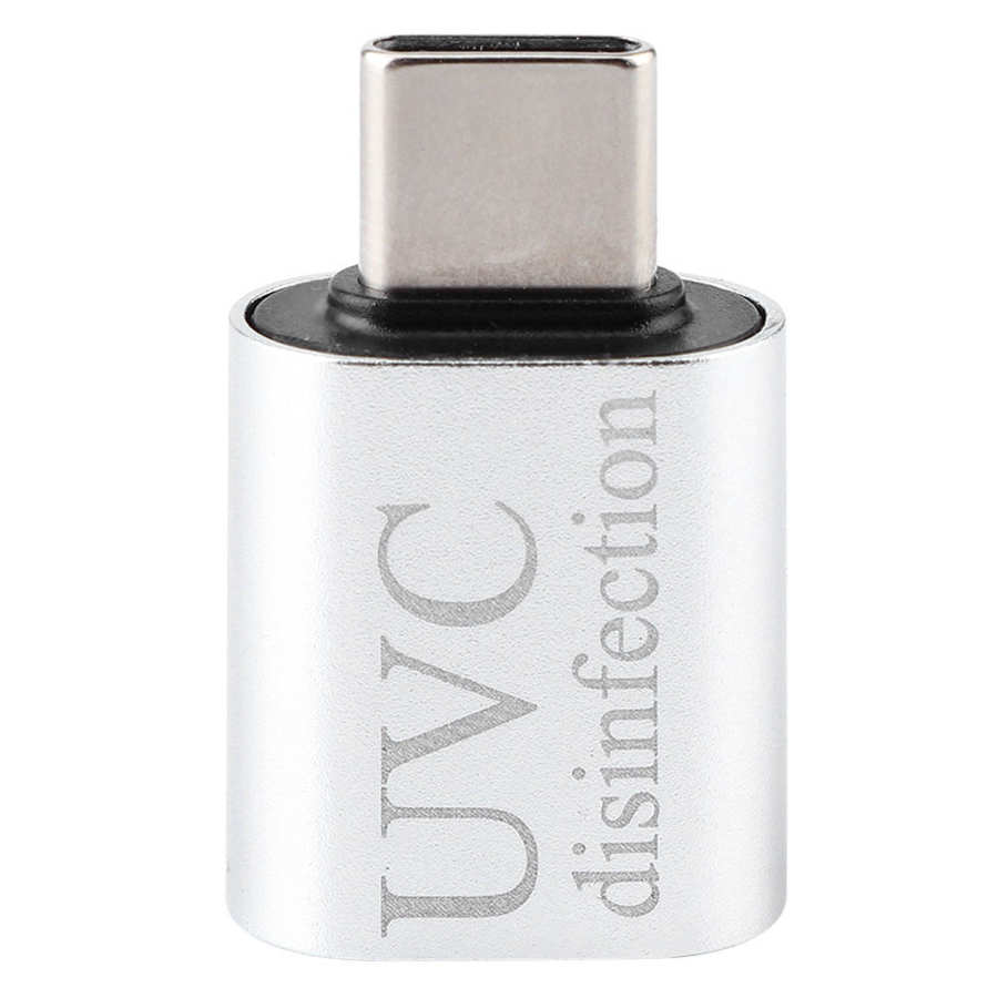 Mini USB Phone Ultraviolet Light Portable Handheld UVC LED Lamp for Mobile Phones: White