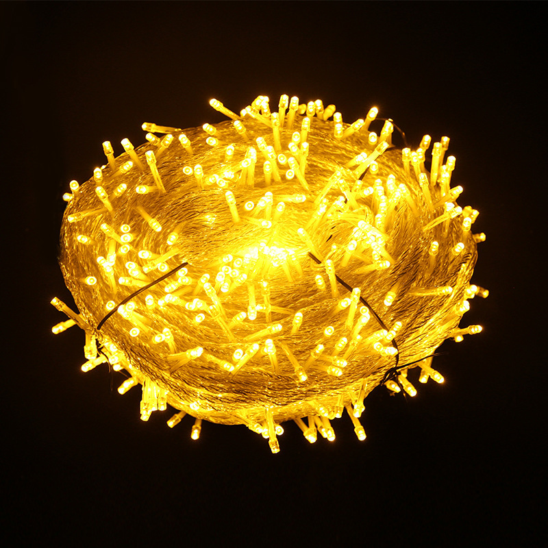 LED solar full sky star light string 8 function outdoor waterproof camping courtyard light decoration light