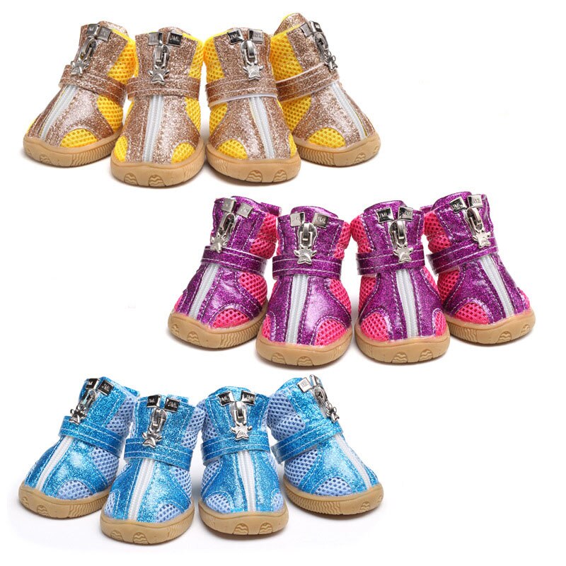 Pet Dog Shoes Sneakers Sports Shoes Warm Boots Breathable Fashionable For Small Medium Dogs Chihuahua Pug Puppy DOGGYZSTYLE