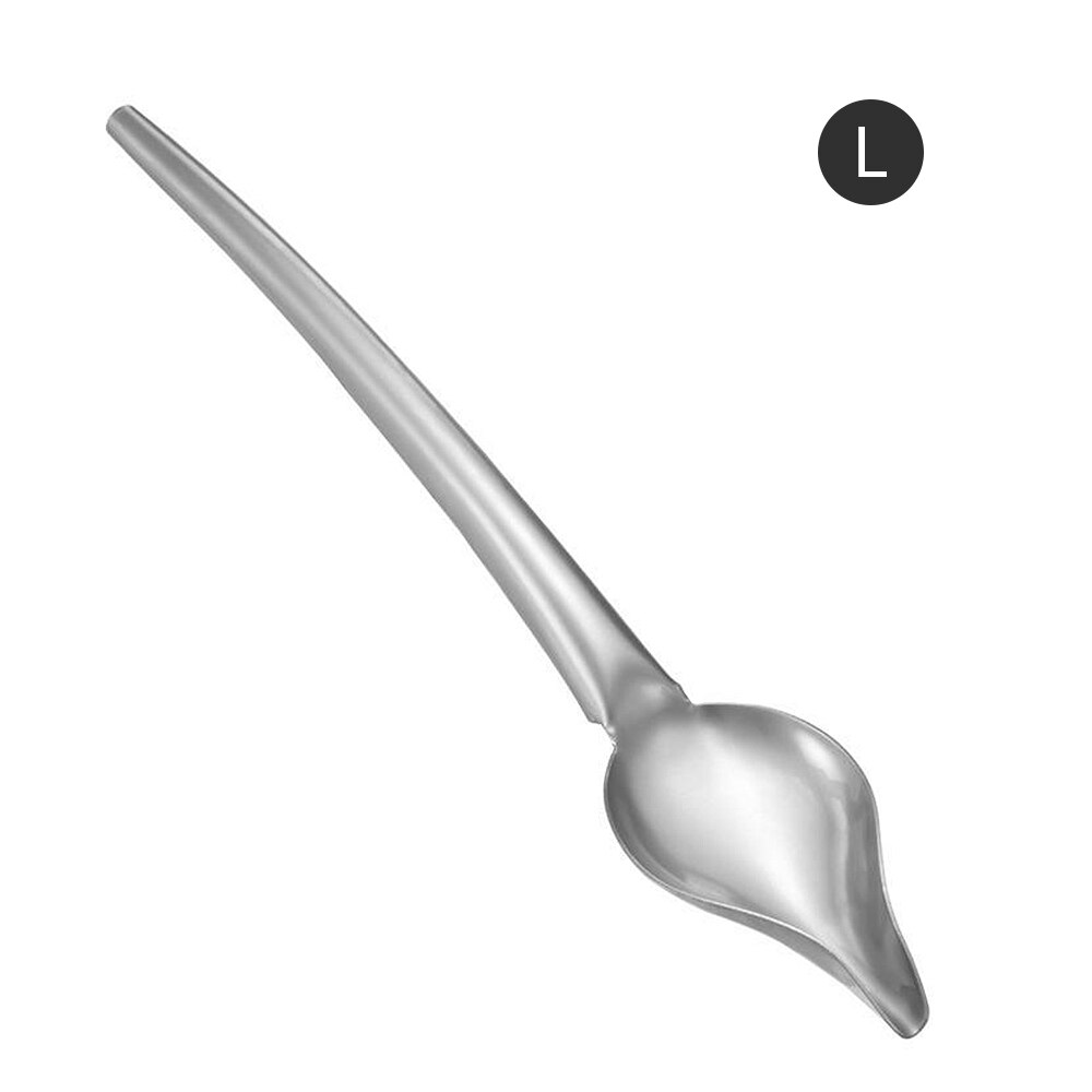 Decor Spoon Sushi Food Draw Drawing Tool Sauce Dessert Plate Dressing Dish Baking Accessories Cake Coffee Spoon Tool: 02